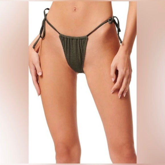 NWT Good American Always Fits Tiny Ties Bottom in Stormy001, Sizes S/M & 2XL/3XL - Picture 3 of 14